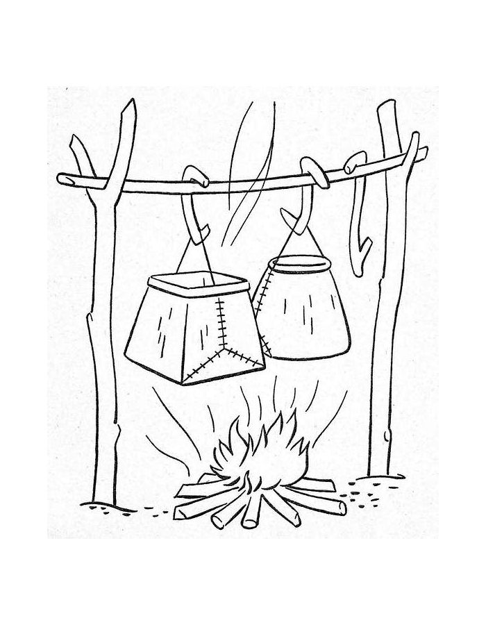 Native American For Students Coloring Page