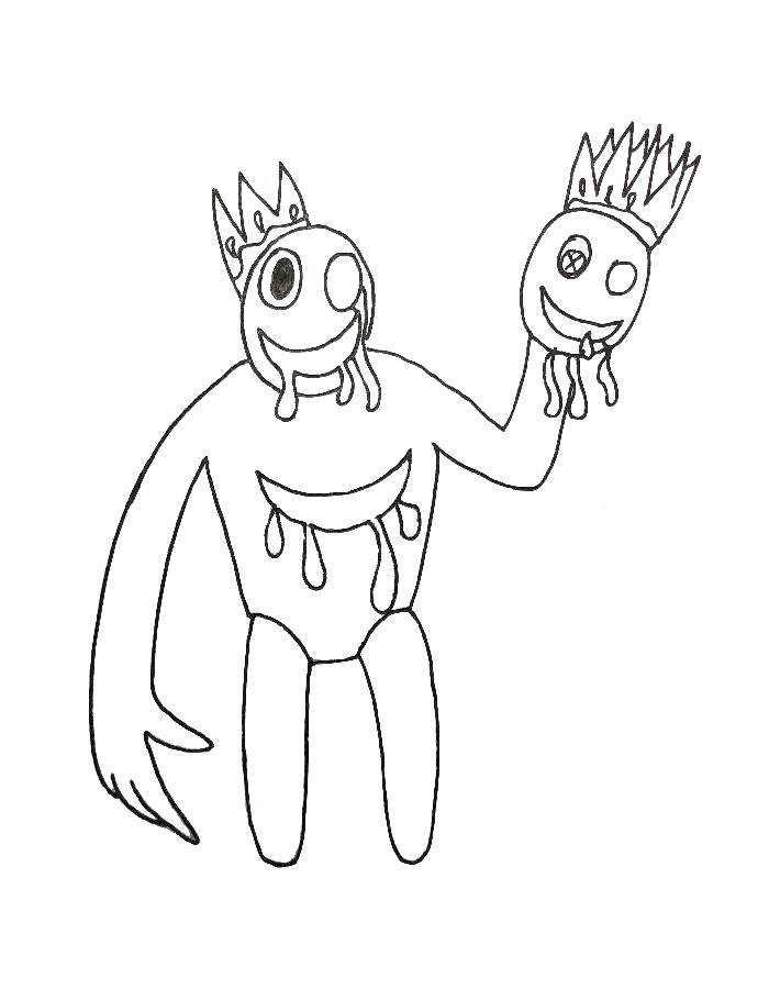 Nightmare Blue From Rainbow Friends