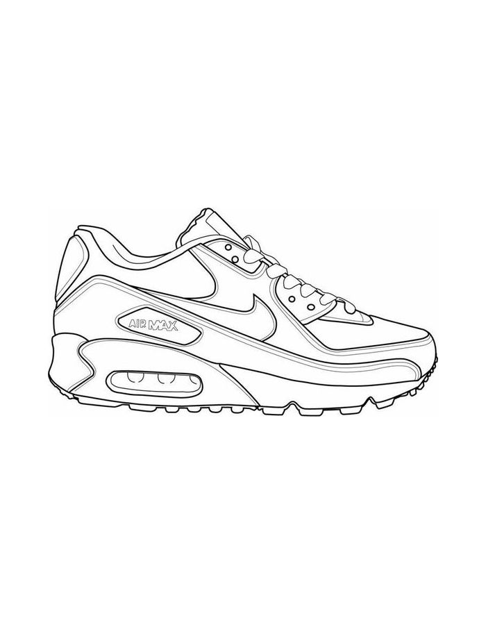 Nike Printabe Pdf Coloring Page