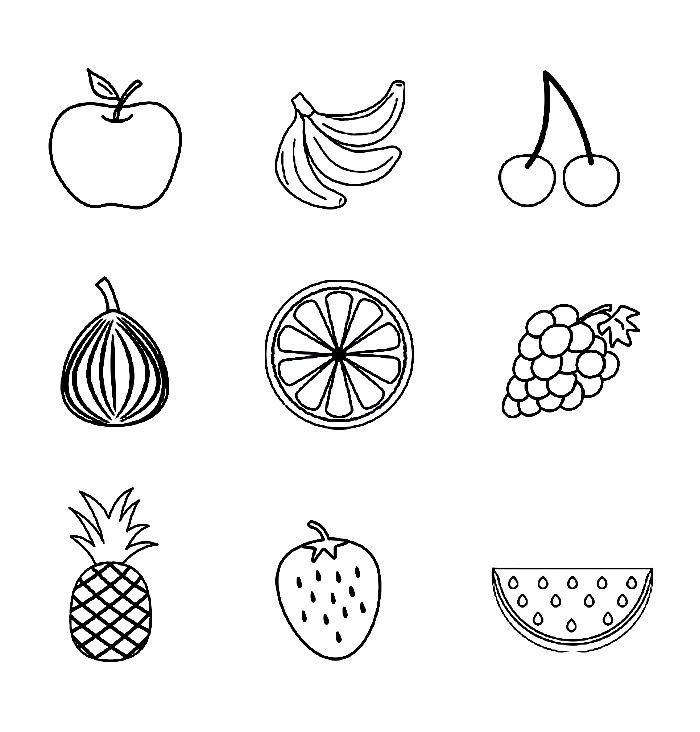 Nine Fruits Of The Spirit Worksheet Coloring Page