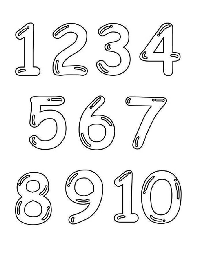 Number Coloring Pages