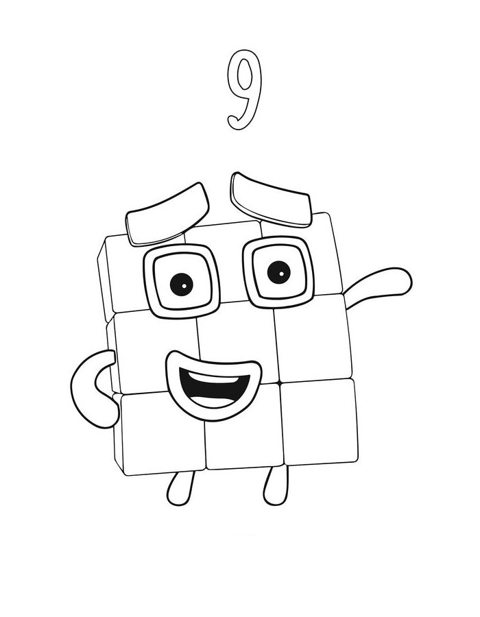 Numberblocks Coloring Pages Free Printable PDF Numberblocks Coloring Pages Free Printable PDF
