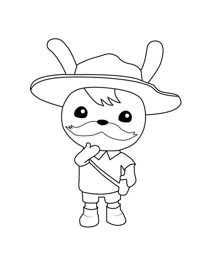 Octonauts Ranger Marsh Coloring Page