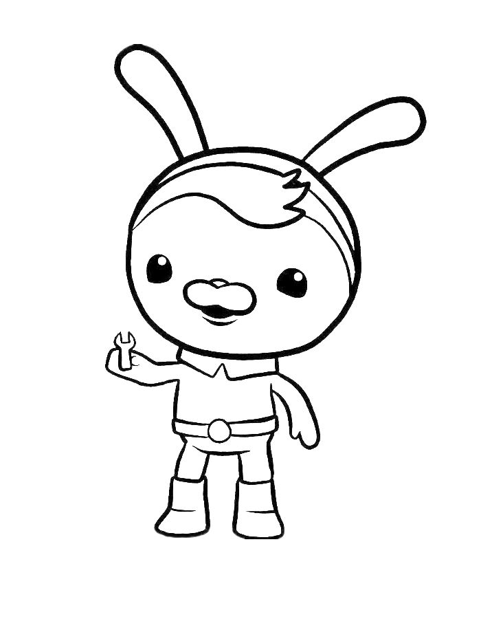 Octonauts Tweak Bunny Coloring Page