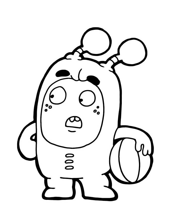 Oddbods Coloring Page