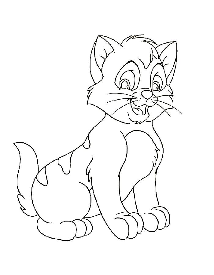 Oliver And Company Coloring Page