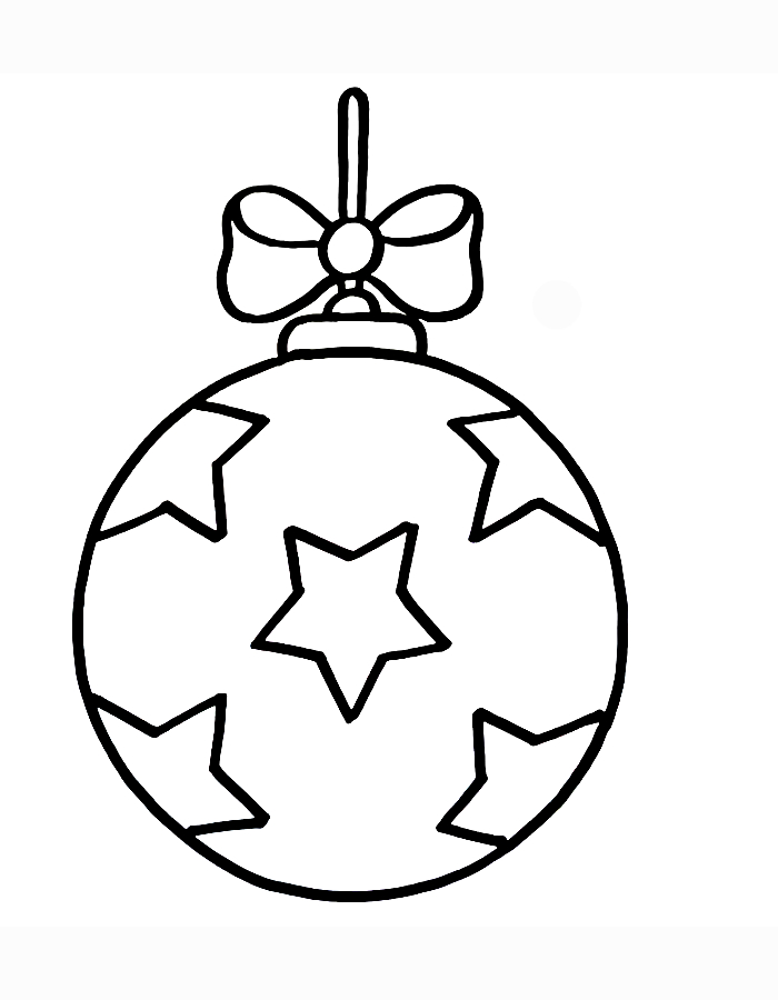 Ornament Template Coloring Page