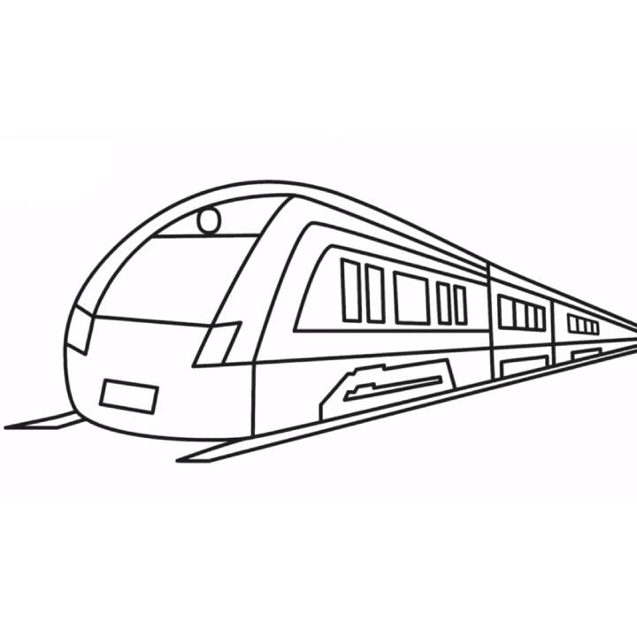 Train Coloring Pages (Free Printable PDF)