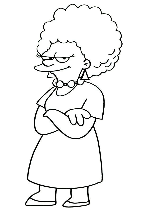 Patty Bouvier Coloring Page