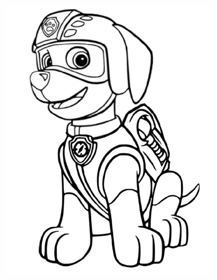 Paw Patrol Coloring Pdf Picture Coloring Page