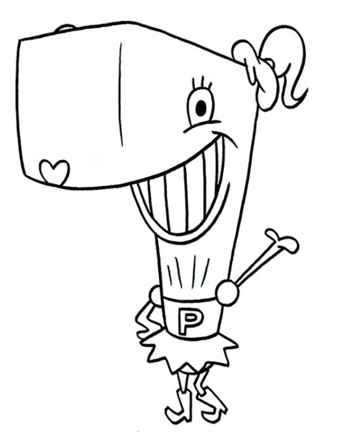 Pearl Krabs Coloring Page