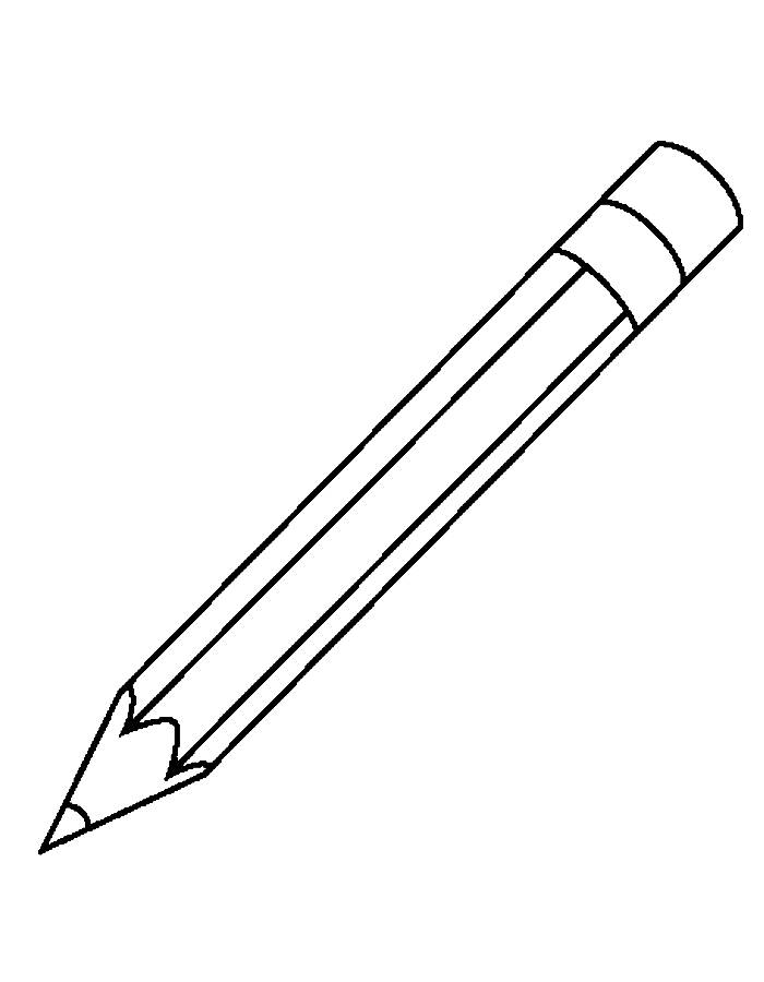 Pencil Coloring Page