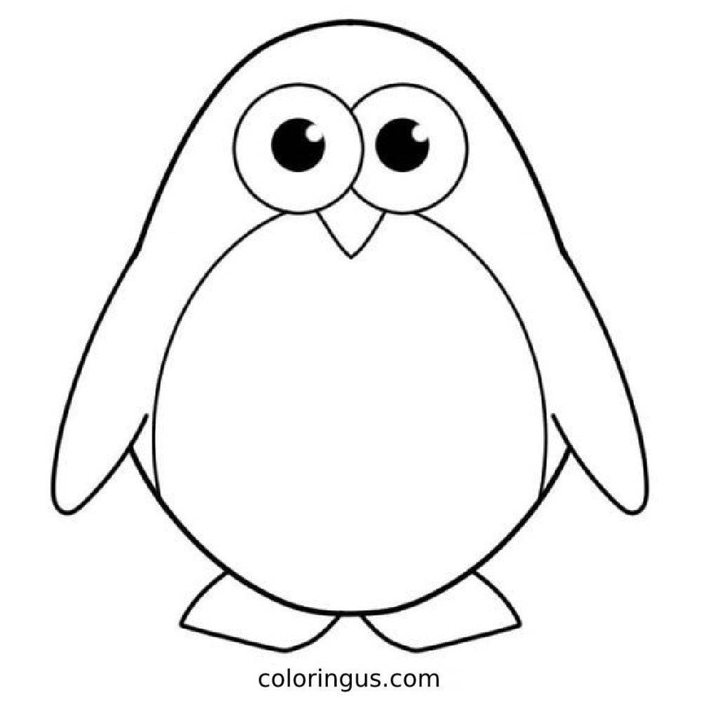 Penguin Coloring Pages Free Printable PDF 