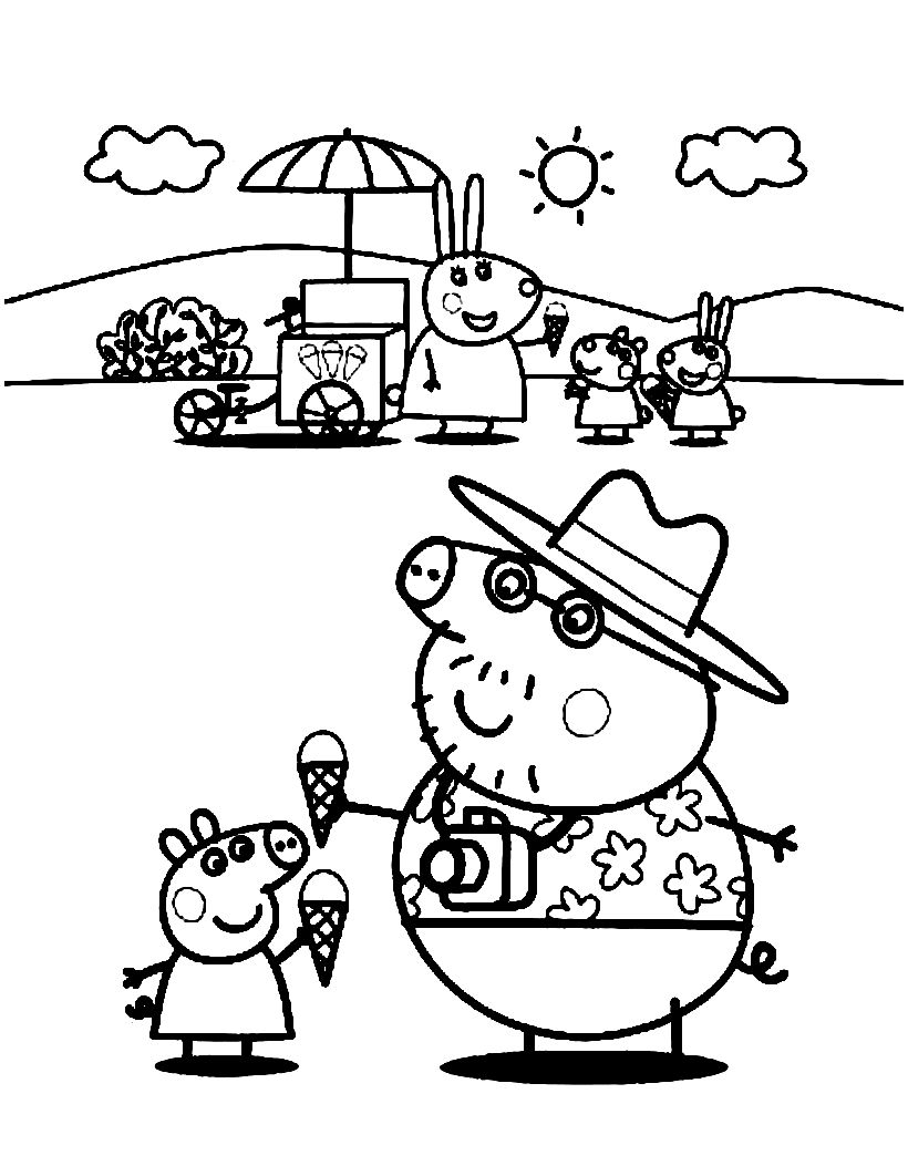 Peppa Pig Drawing For Kids