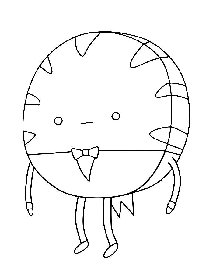 Peppermint Butler Coloring Page