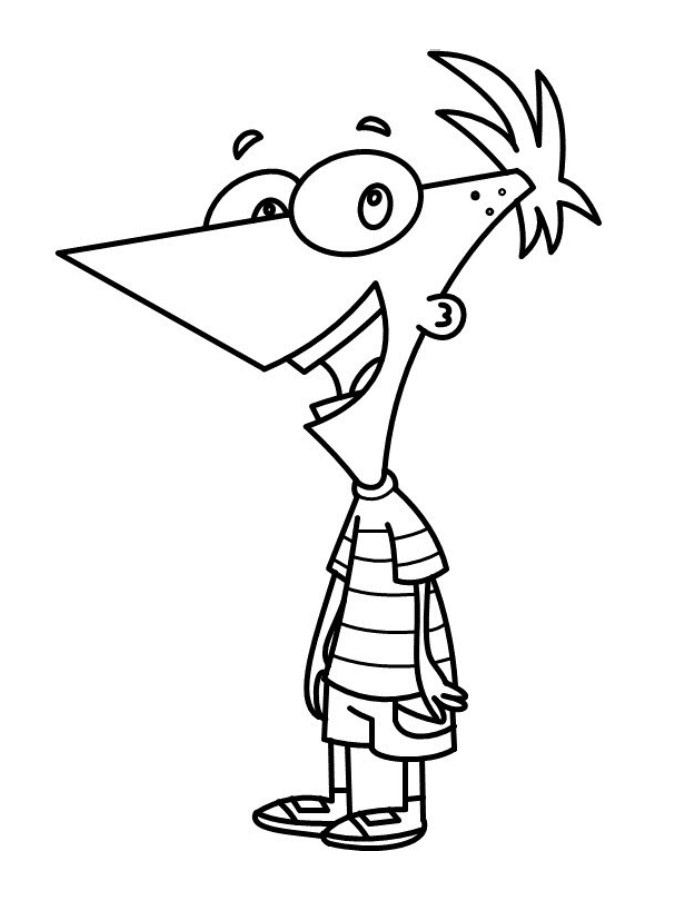 Phineas and Ferb  coloring page