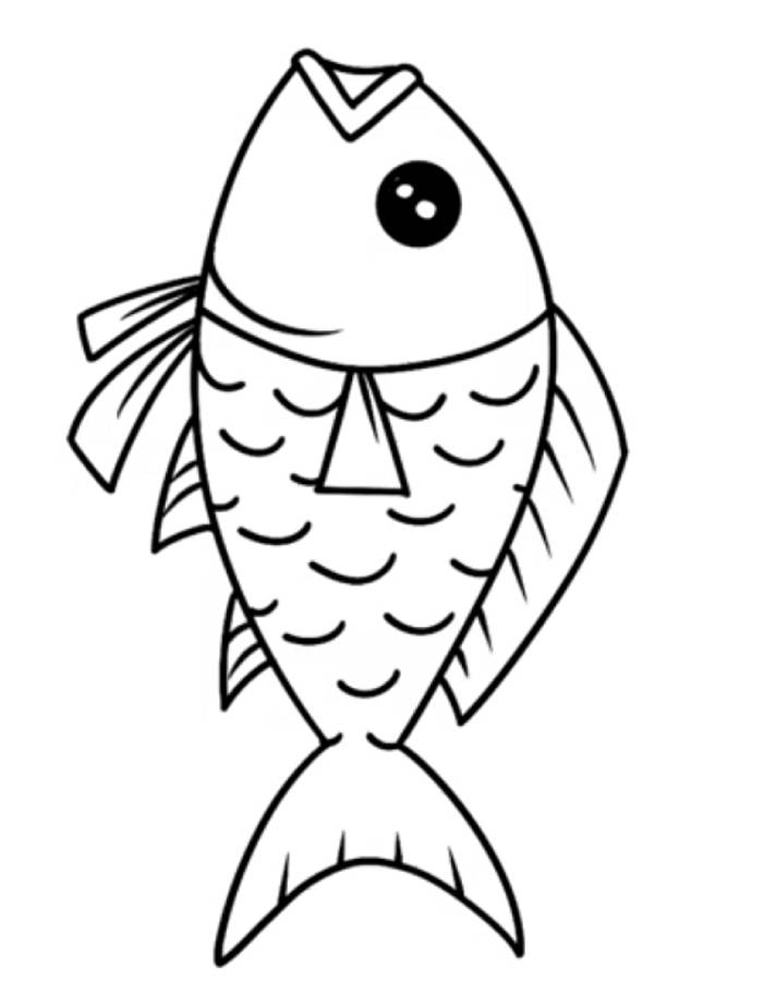 Pic Of Fish Coloring Page