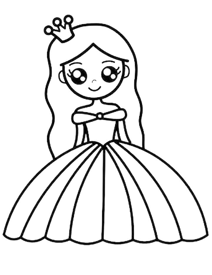 Picture Of Rapunzel To Color Coloring Page