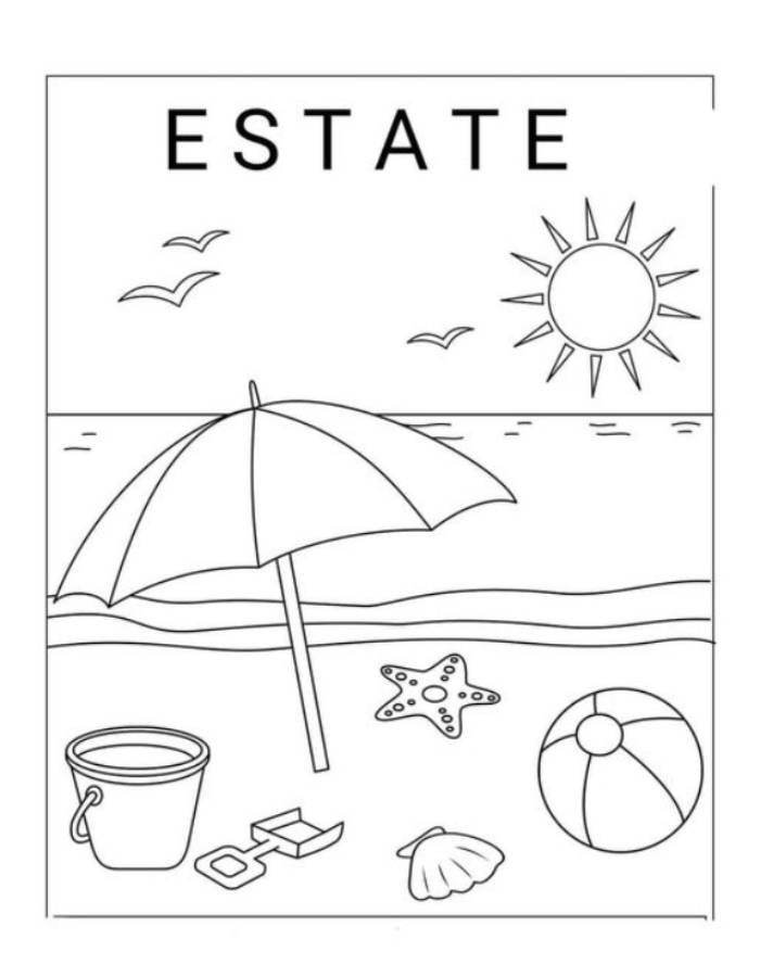 Pinterest Beach Sheets Kindergarten Coloring Page