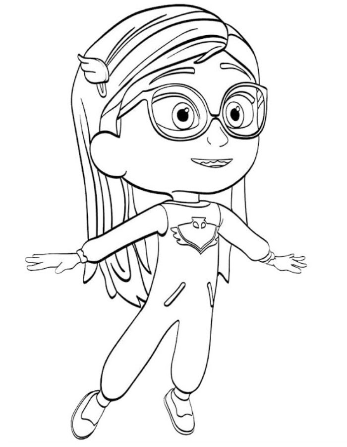 Pj Mask Amaya Coloring Page