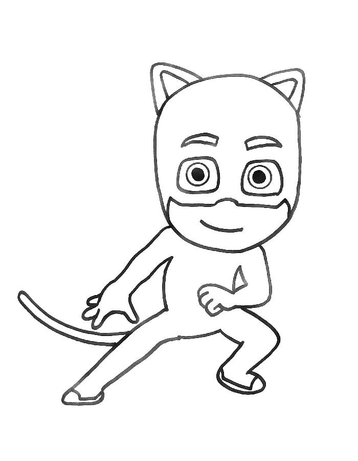 Pj Mask Coloring Page