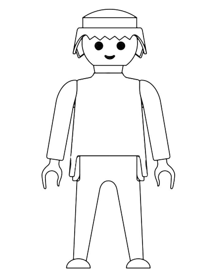 Playmobil Coloring Page