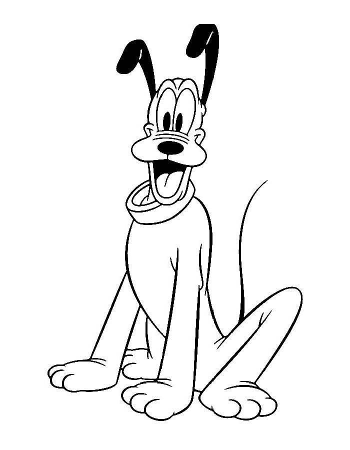 Pluto  coloring page