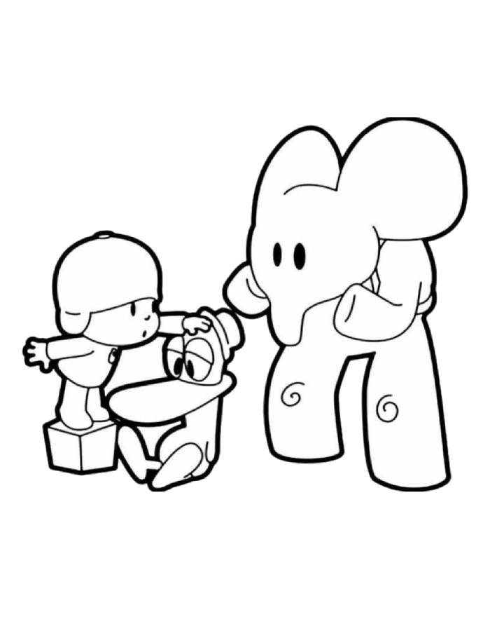 Pocoyo Pato And Elly