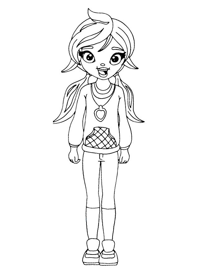 Polly Pocket  coloring page