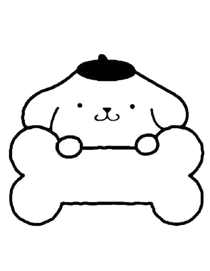 Pompompurin  coloring page