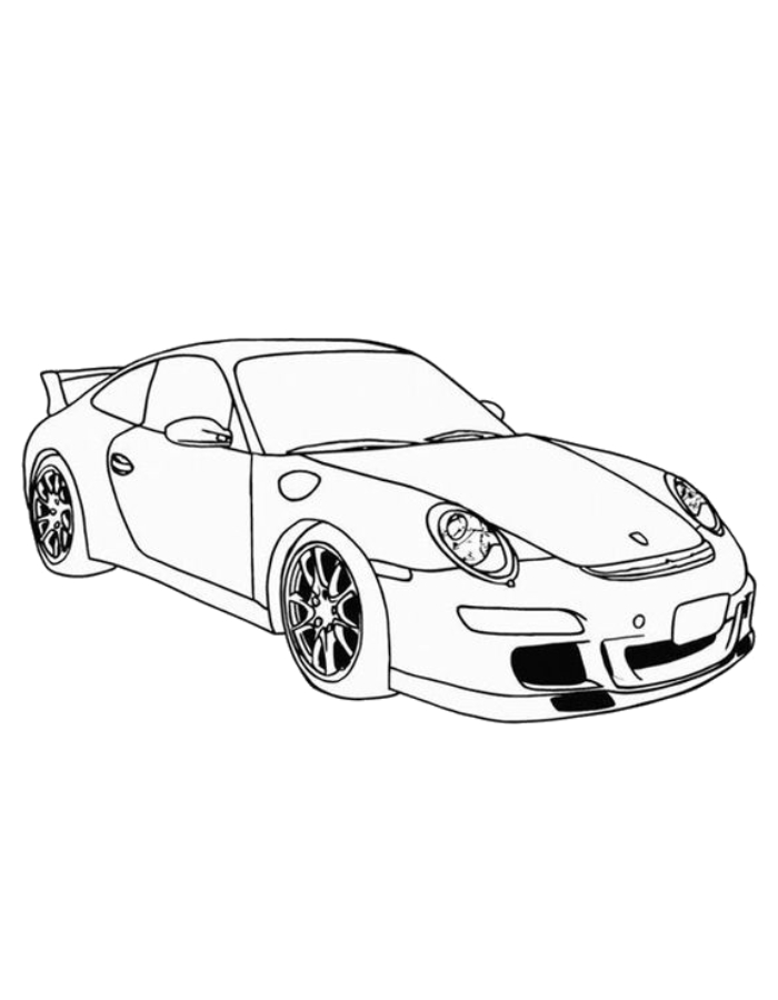 Porsche  coloring page