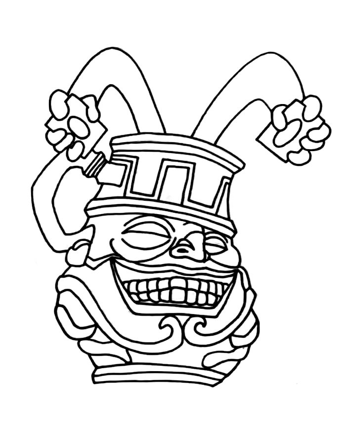 Pot Of Greed Yugioh Coloring Page