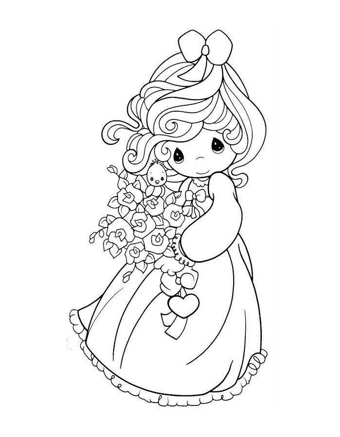 Precious Moments Coloring Pages