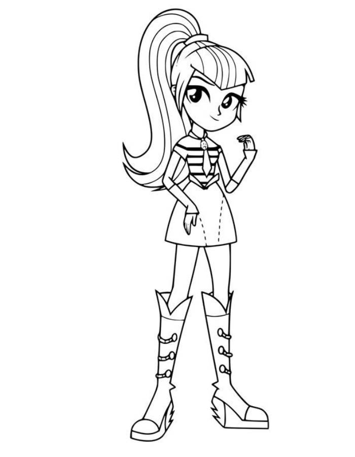 Preppy To Print Coloring Page