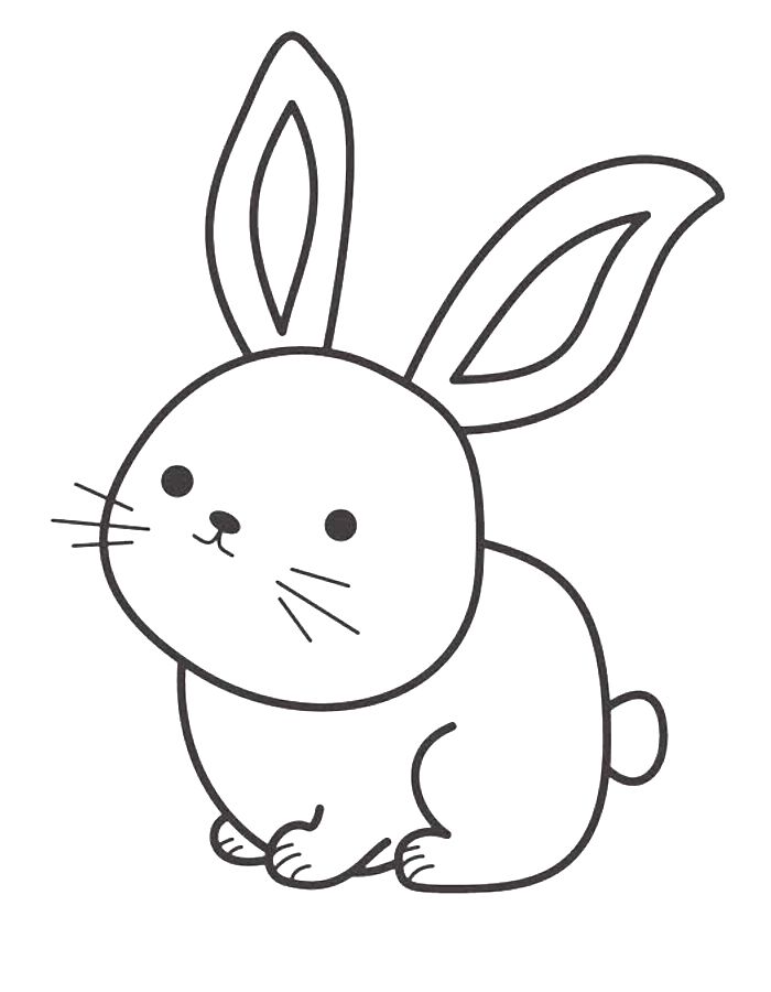 Preschool Easter Coloring Page