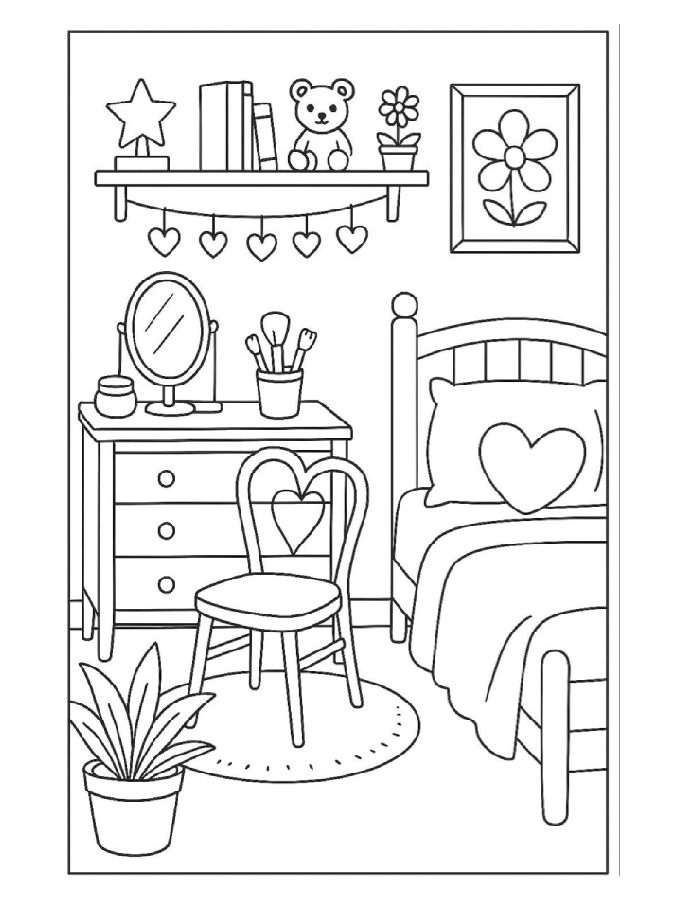 Pretty Coloring Page