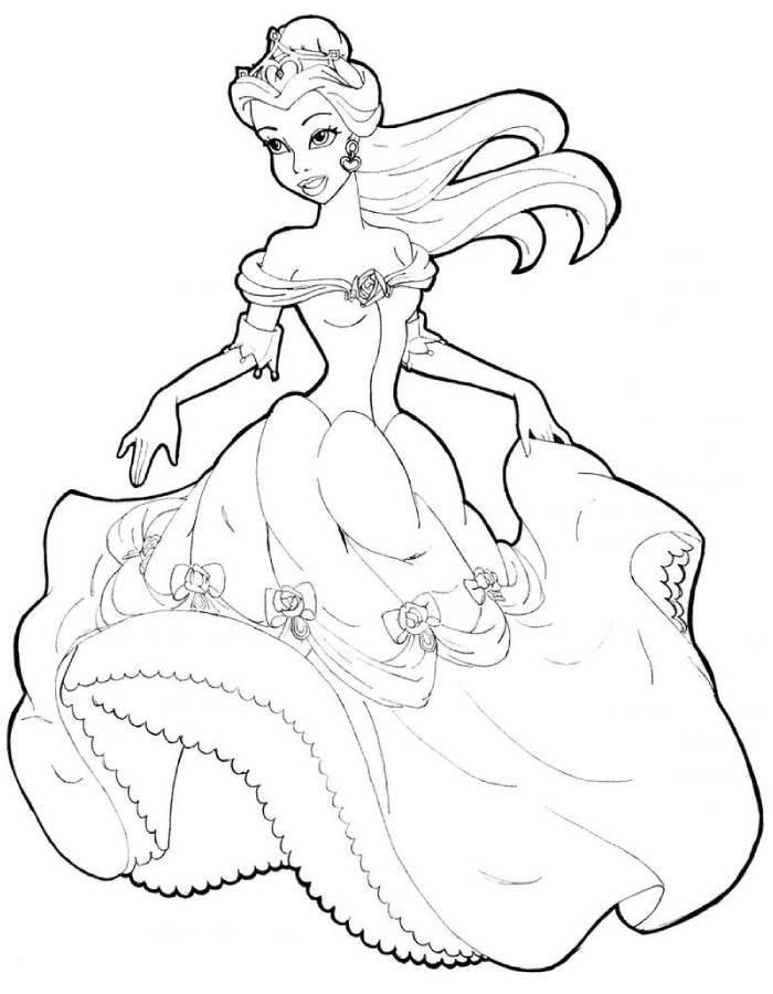 Belle  coloring page