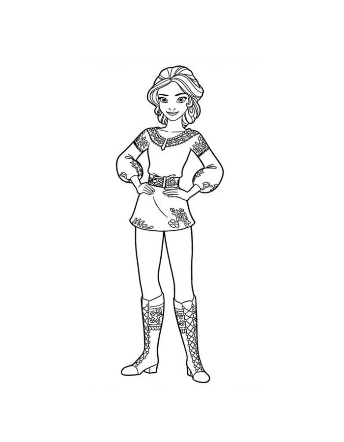 Princess Elena Outline Book