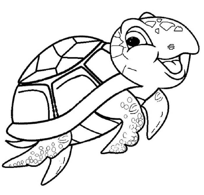 Print out this sea turtle