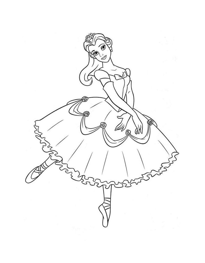 Printable Dance Coloring Page