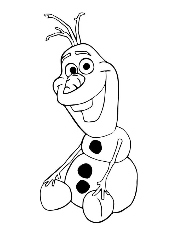 Printable Disney Princess Frozen Olaf