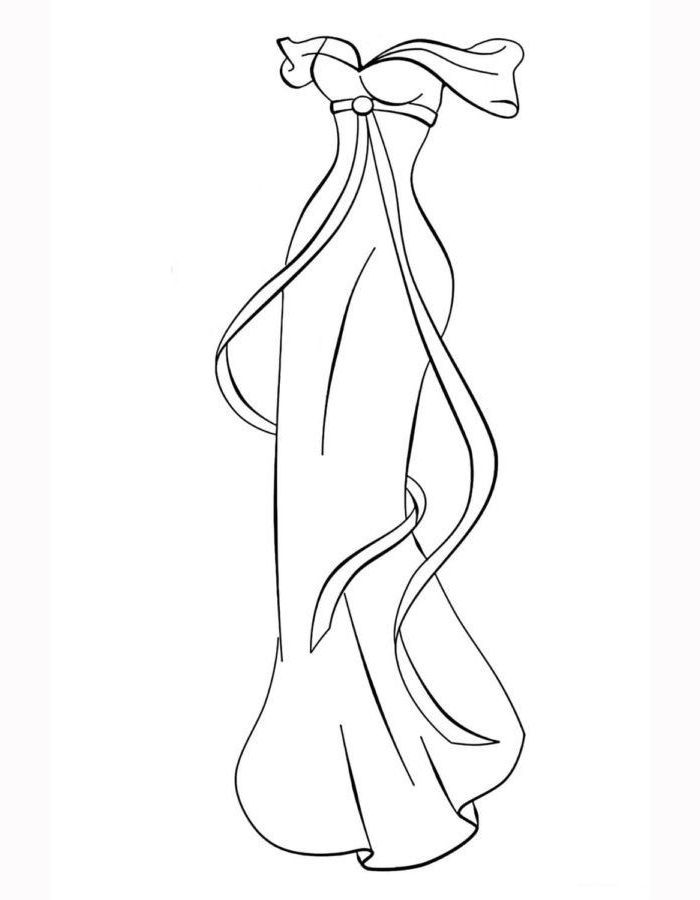 Printable Fashion Coloring Page