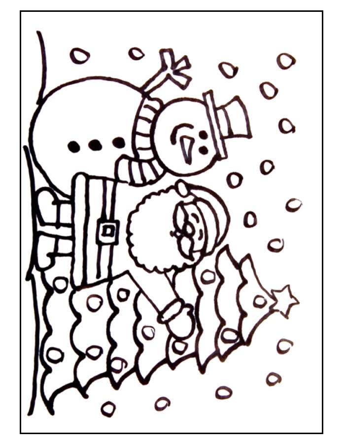 Printable For Winter Coloring Page