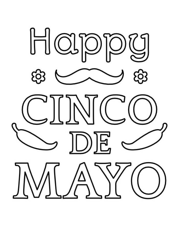 Printable Happy Cinco De Mayo