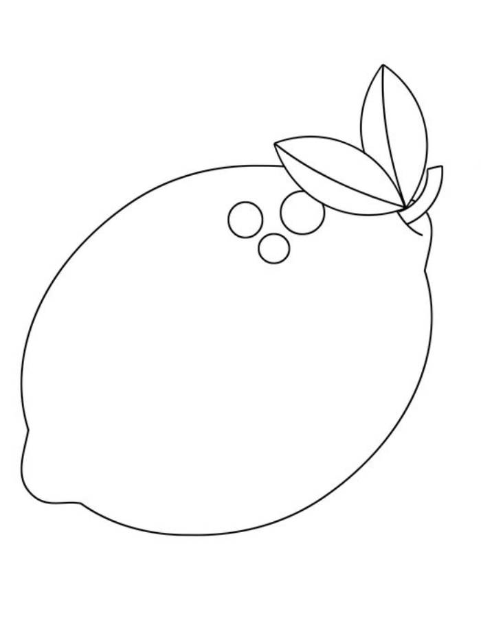 Lemon Coloring Pages Free Printable PDF Lemon Coloring Pages Free Printable PDF