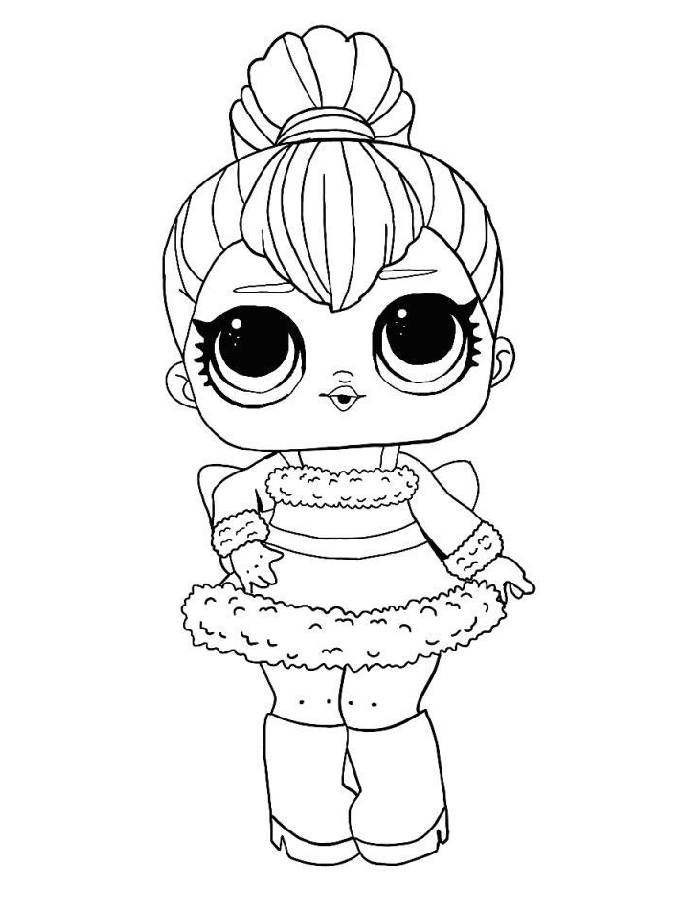 Printable Lol Doll Coloring Page