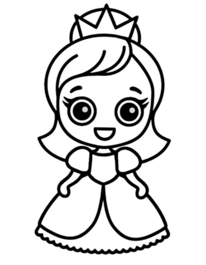 Printable Princess Printable Princess Coloring Page