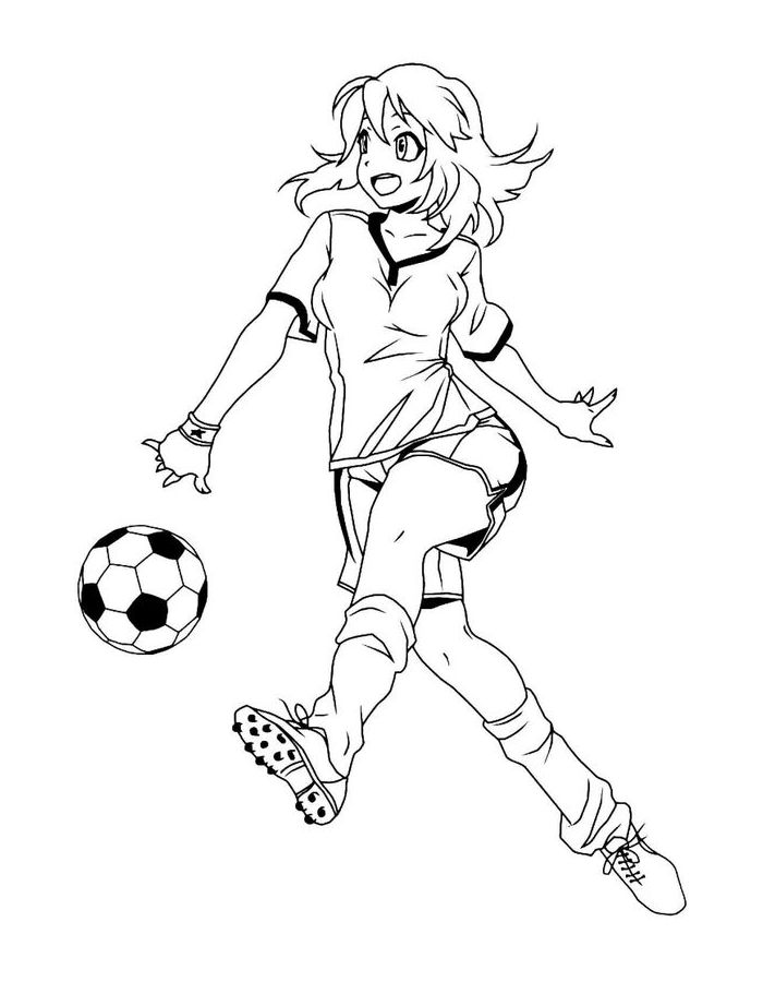 Printable Soccer Pictures To Color Coloring Page