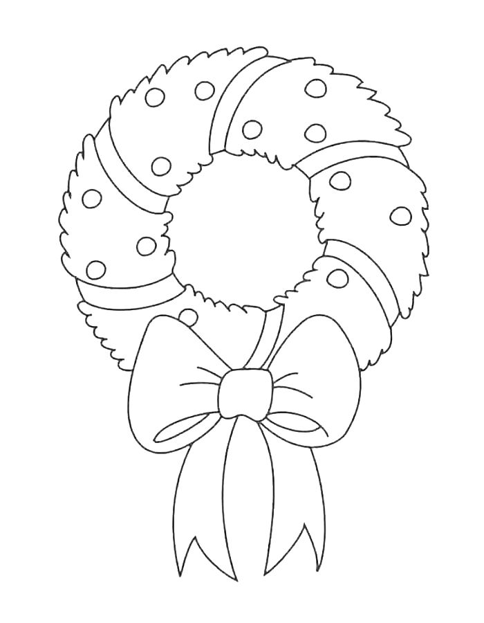 Printable Wreath Art Coloring Page