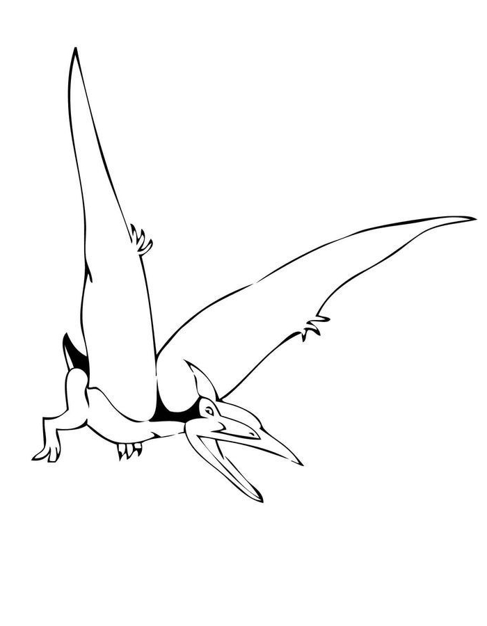 Pterodactyl  coloring page